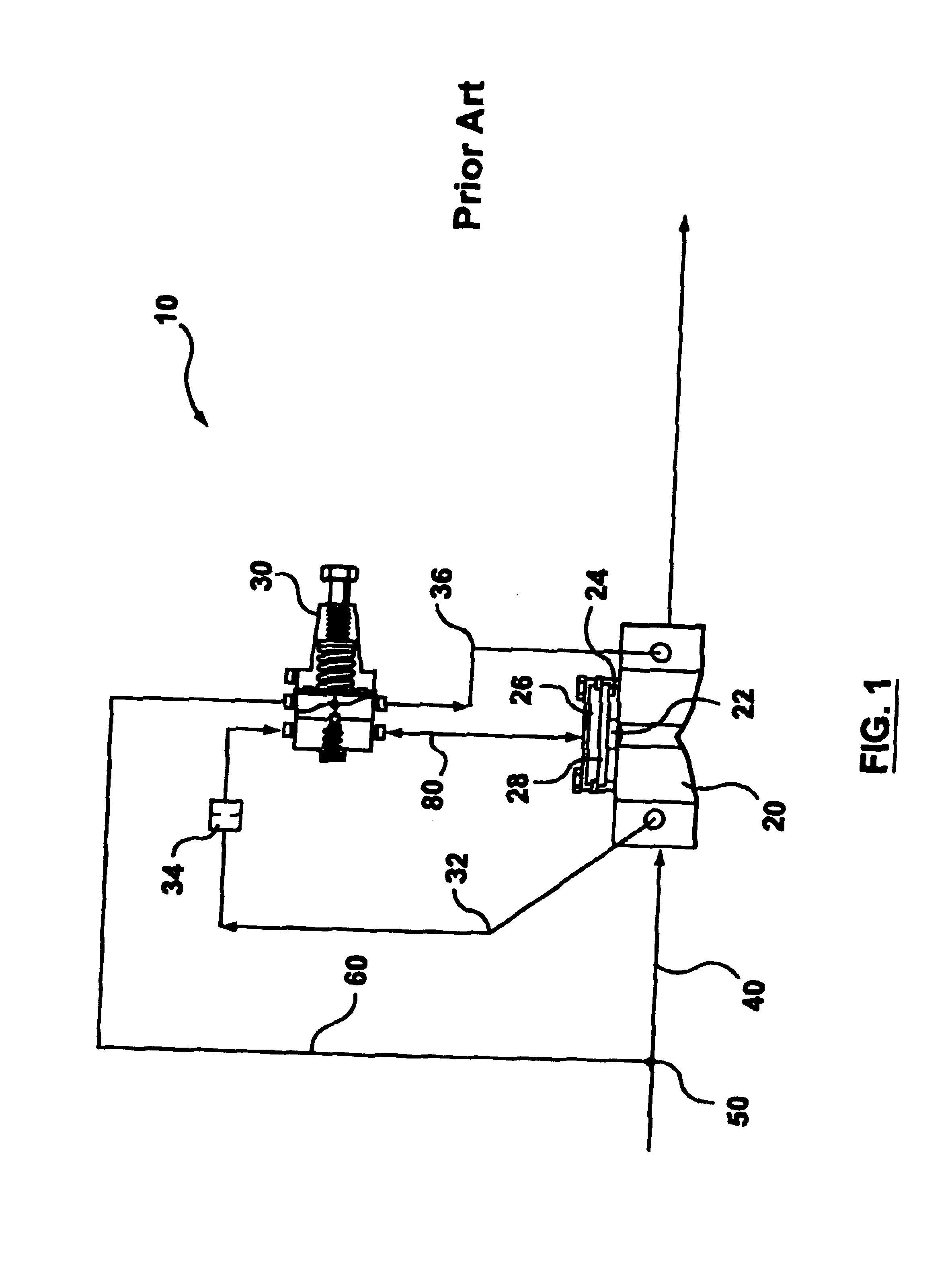 Pressure control system for low pressure operation