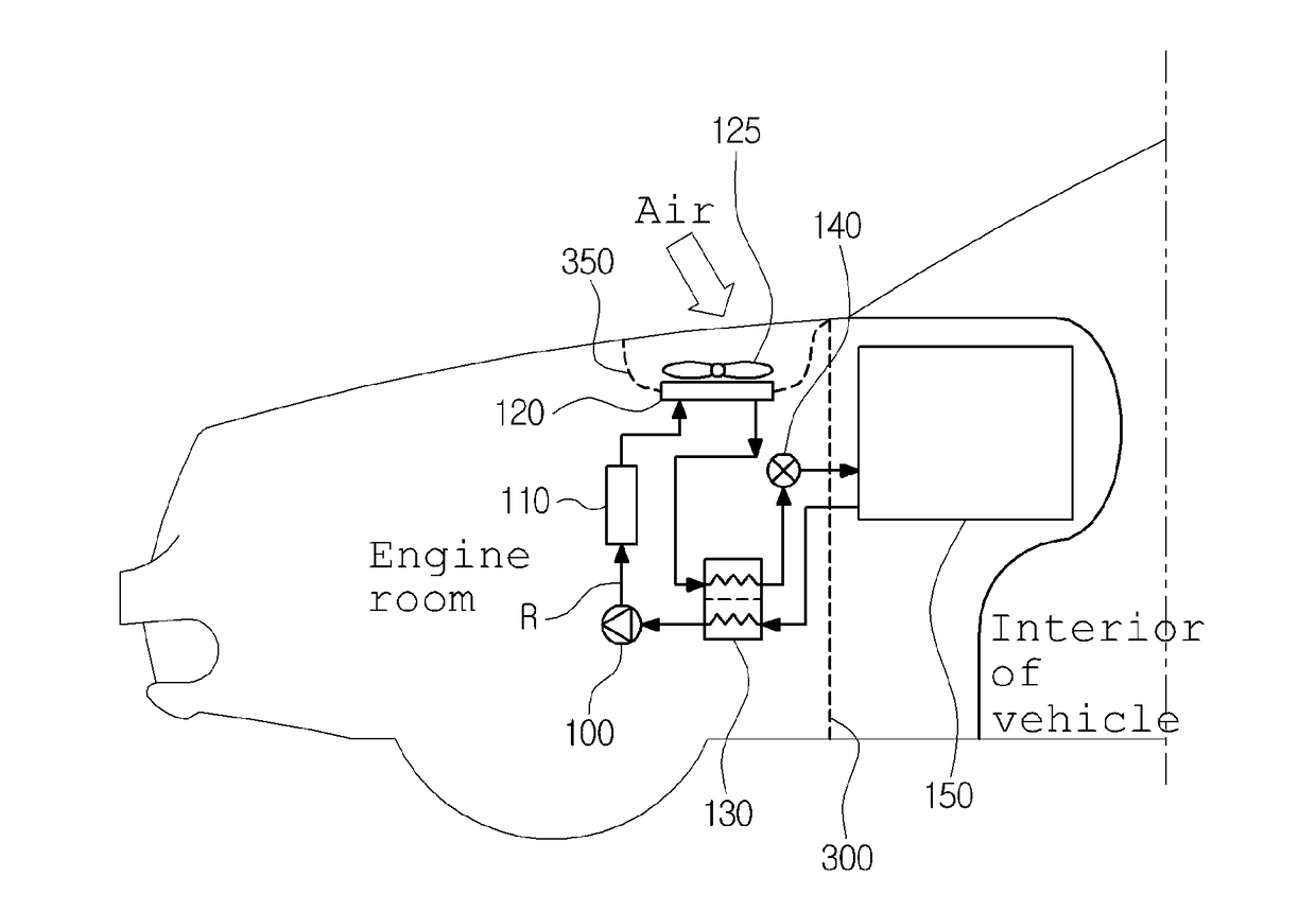 Air conditioner system for vehicle