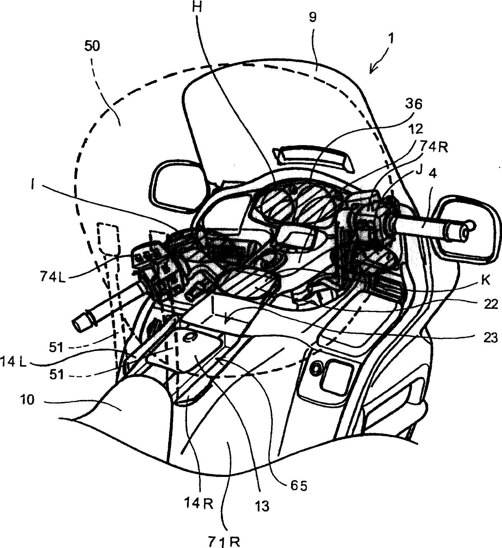 Air bag module cover structure