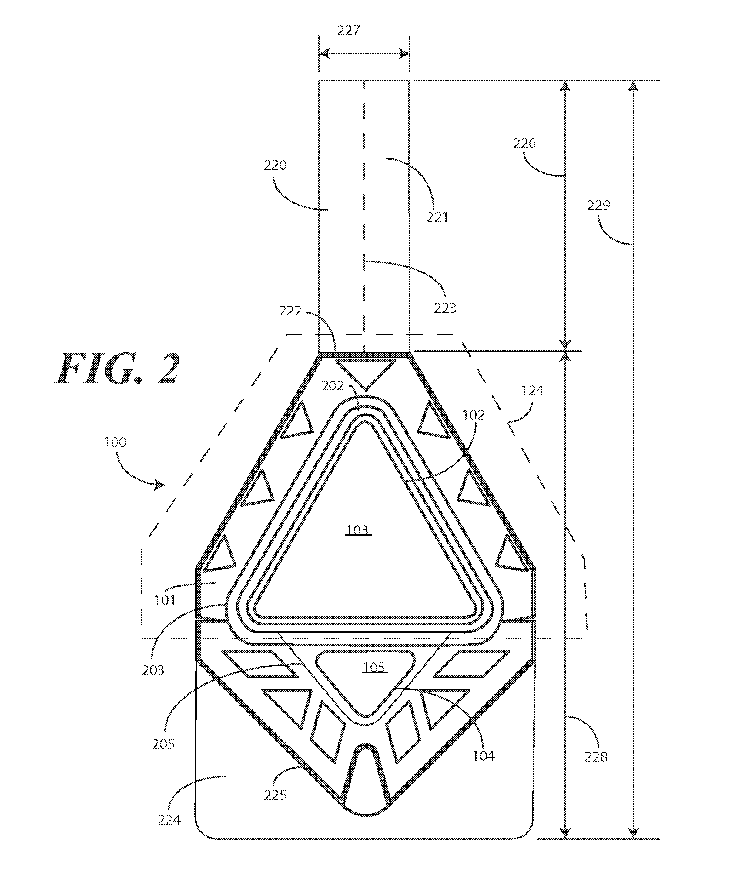 Window Dressing Having Force Concentrating Adhesion Elements