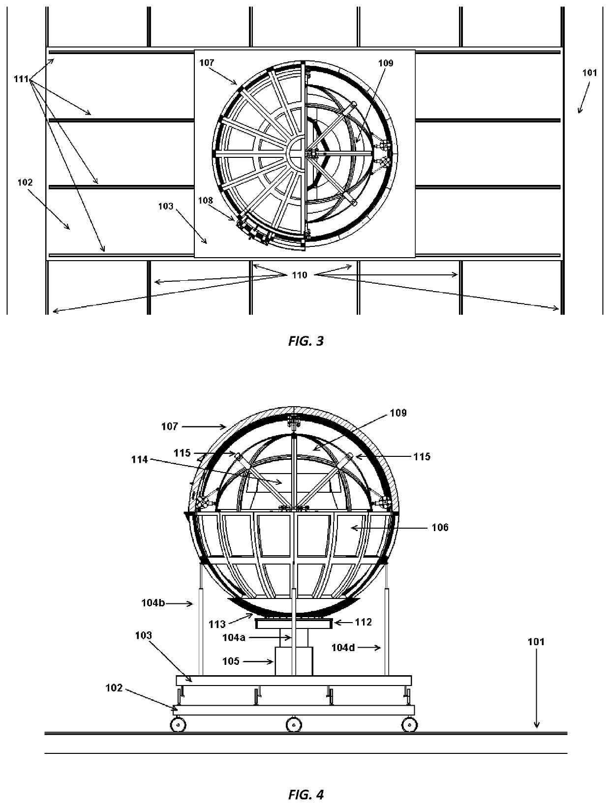 Dynamically equivalent simulator for vehicle rotational motions