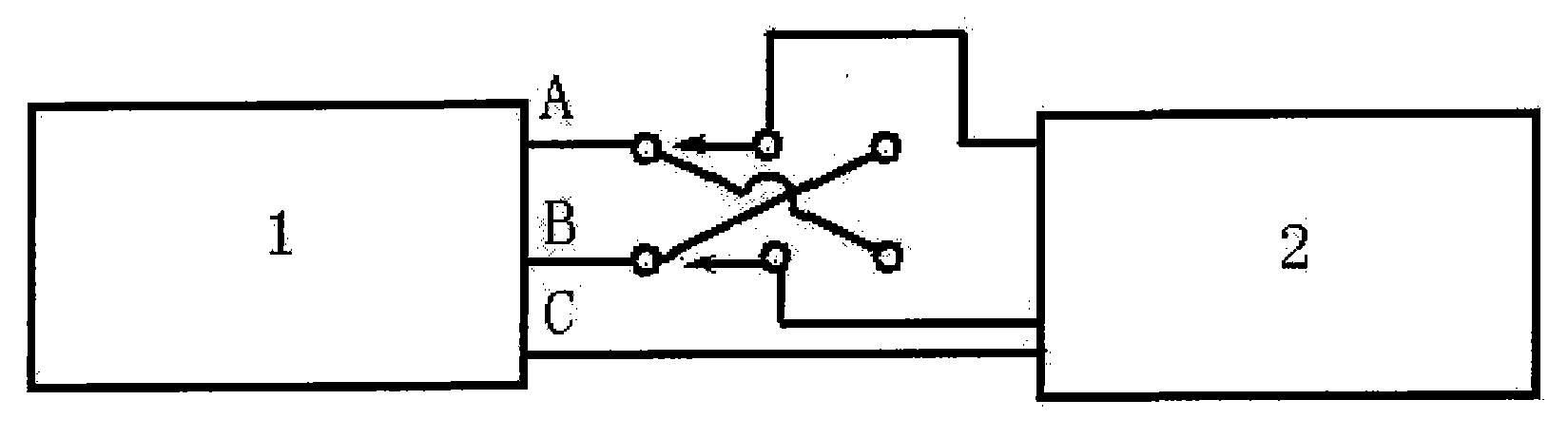 Gyrotheodolite integrated with north and south seeking function and implementing method thereof