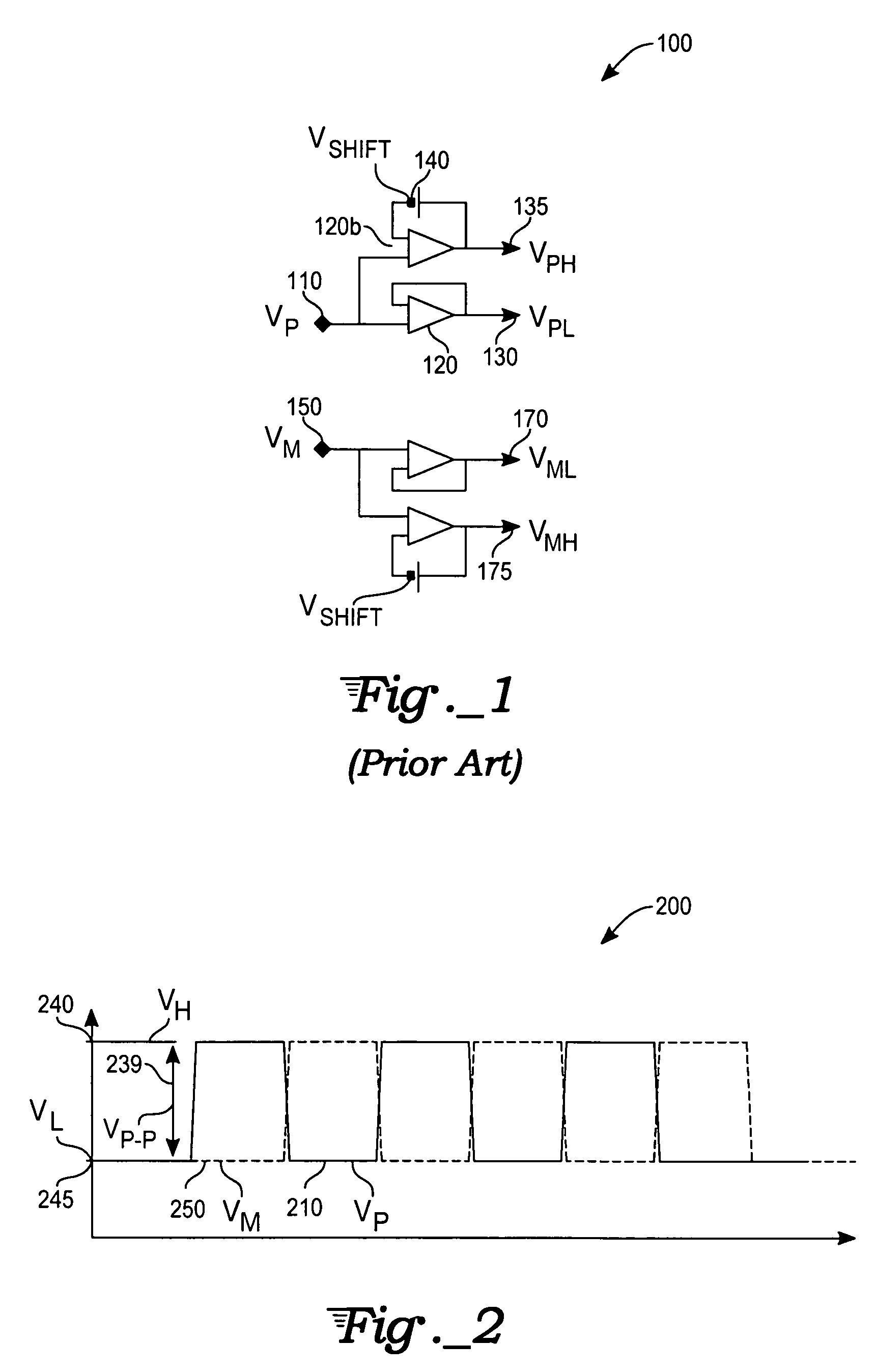 Detector of differential threshold voltage