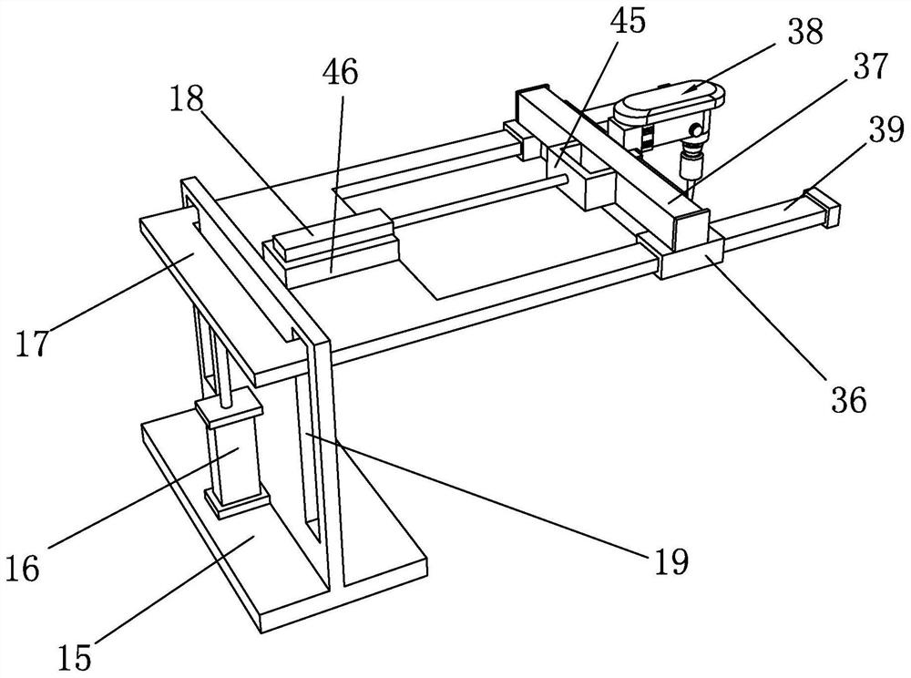 Cutting device for processing and producing front glass panel of range hood