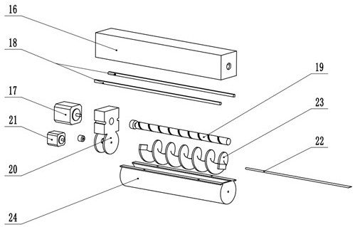 Flexible needle puncture mechanism for tail end of mechanical arm