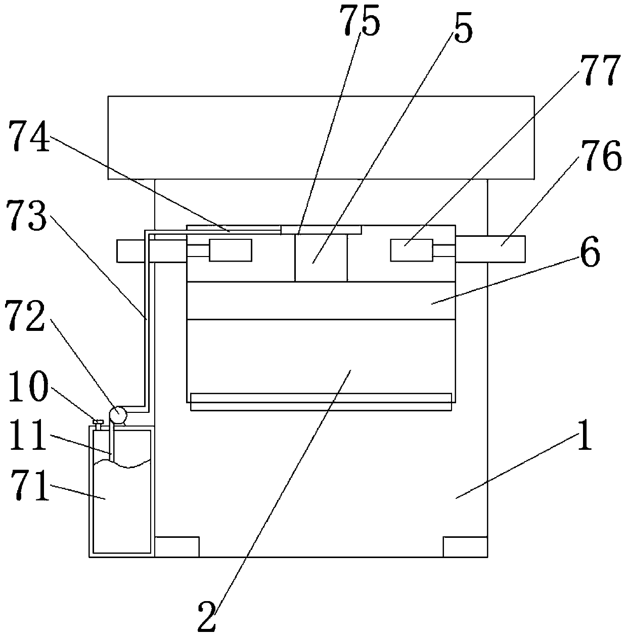 Oil press applied to forging