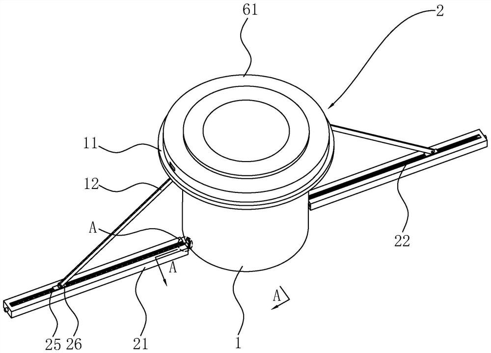 Cast-in-situ bored pile structure and construction method thereof