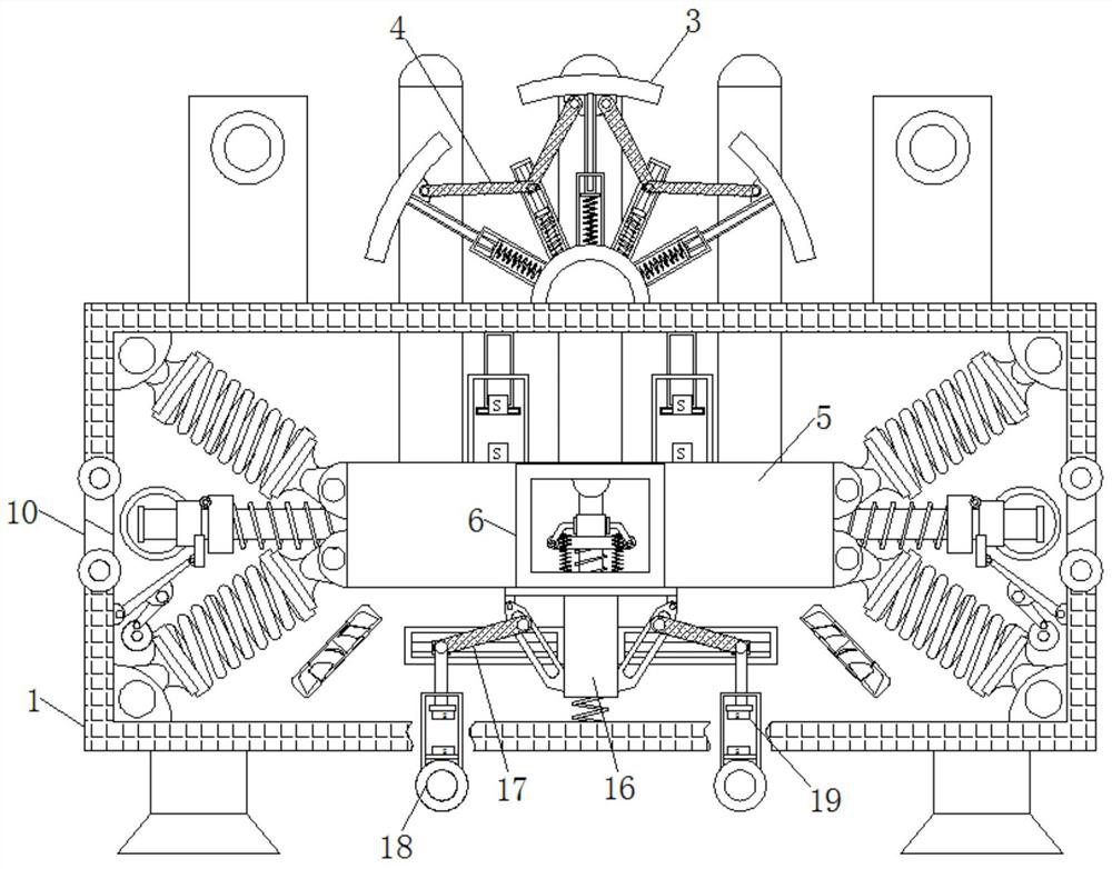 Household router capable of automatically detecting weightlessness and defending and buffering