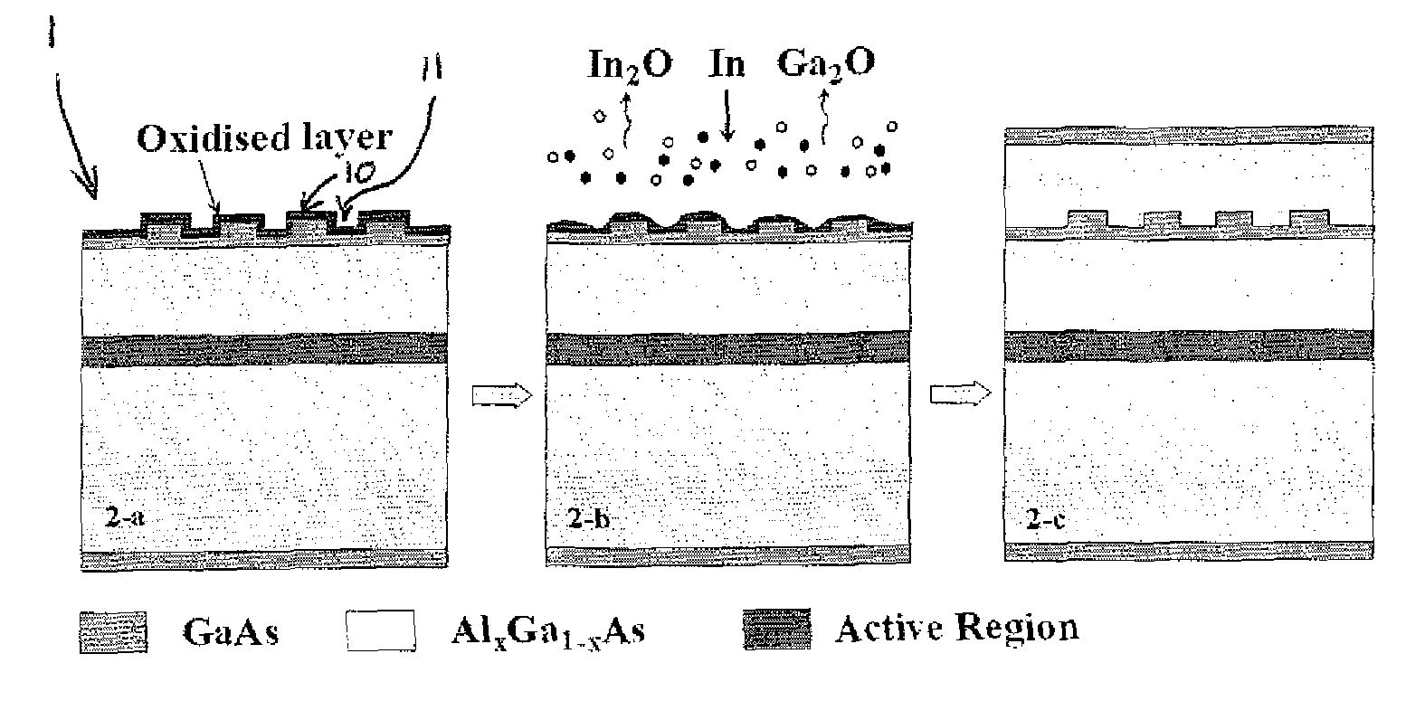 Oxide removal from semiconductor surfaces using a flux of indium atoms