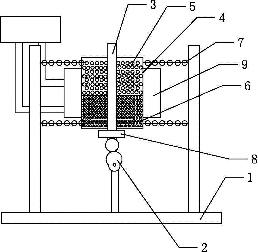 Vibration material grinding device used for powder