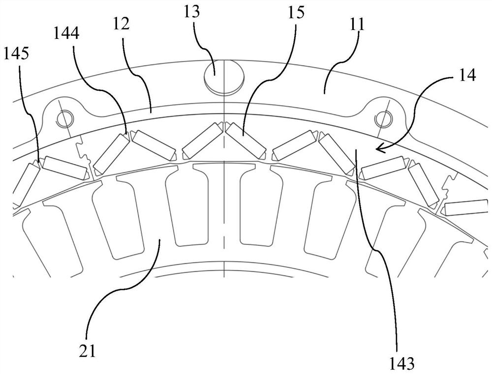 Reluctance type wheel hub motor