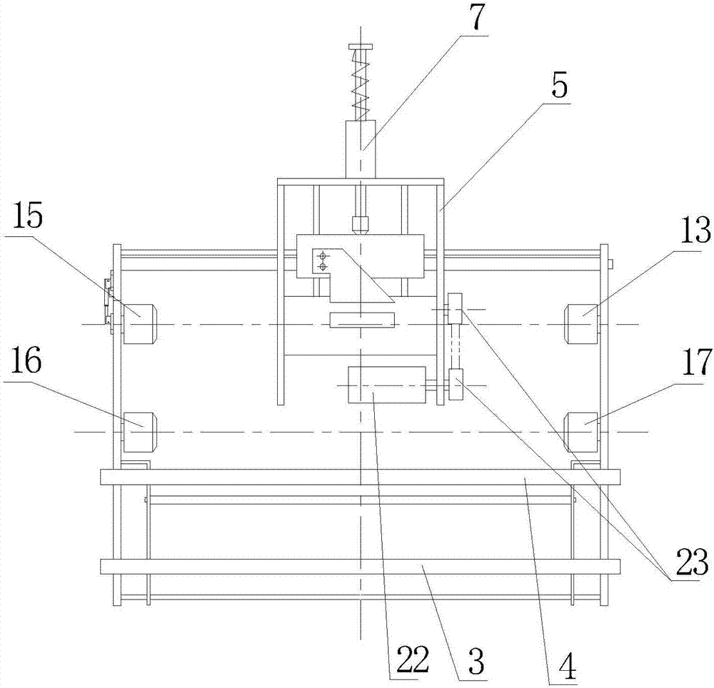 A device for laying a tourniquet on a blood collection workbench