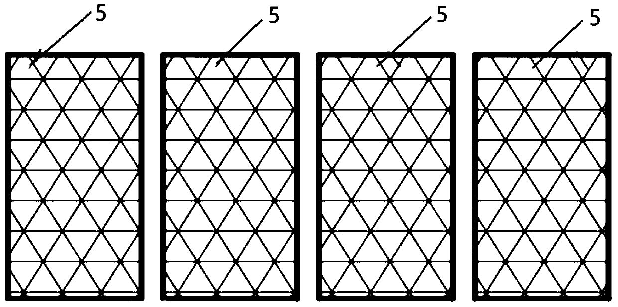 Sedimentation tank and combined shaped sedimentation tank thereof