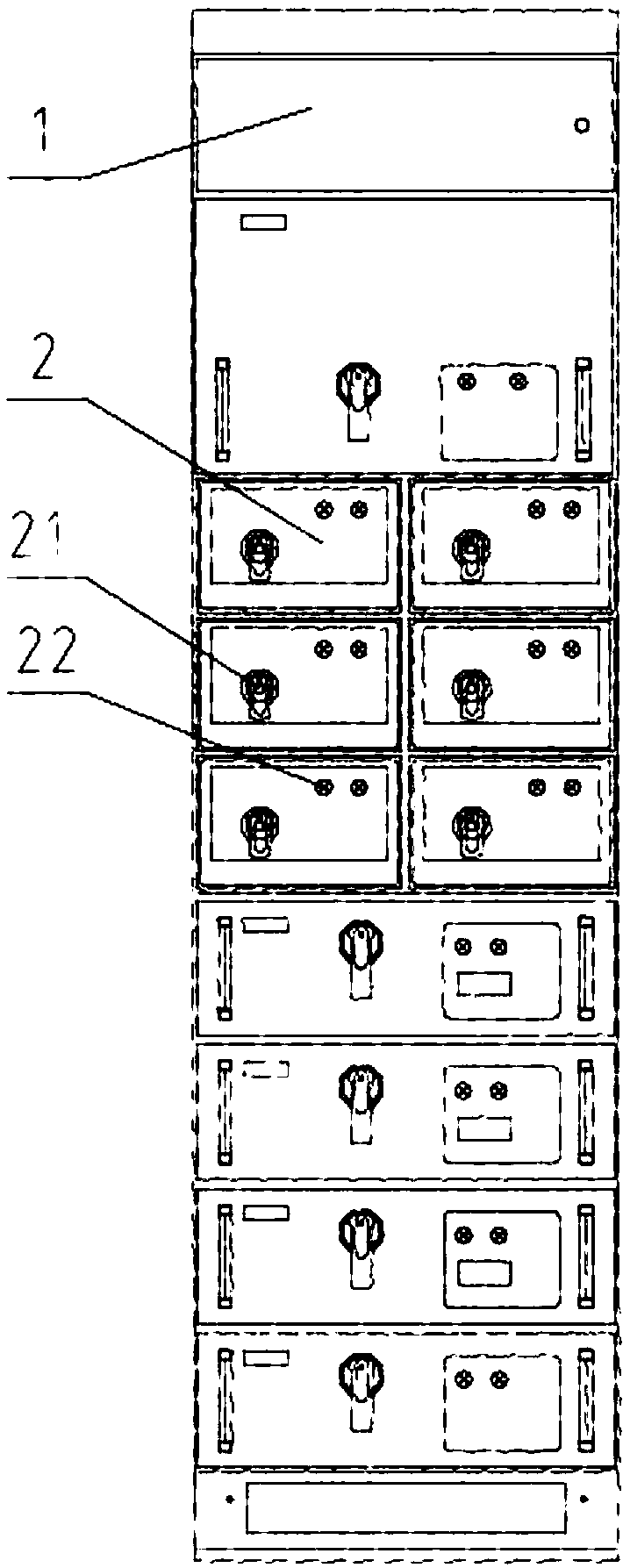 Universal switch cabinet