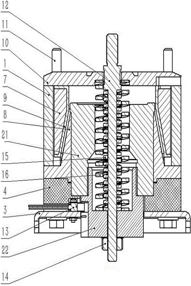 Single-phase magnetic latching operating mechanism