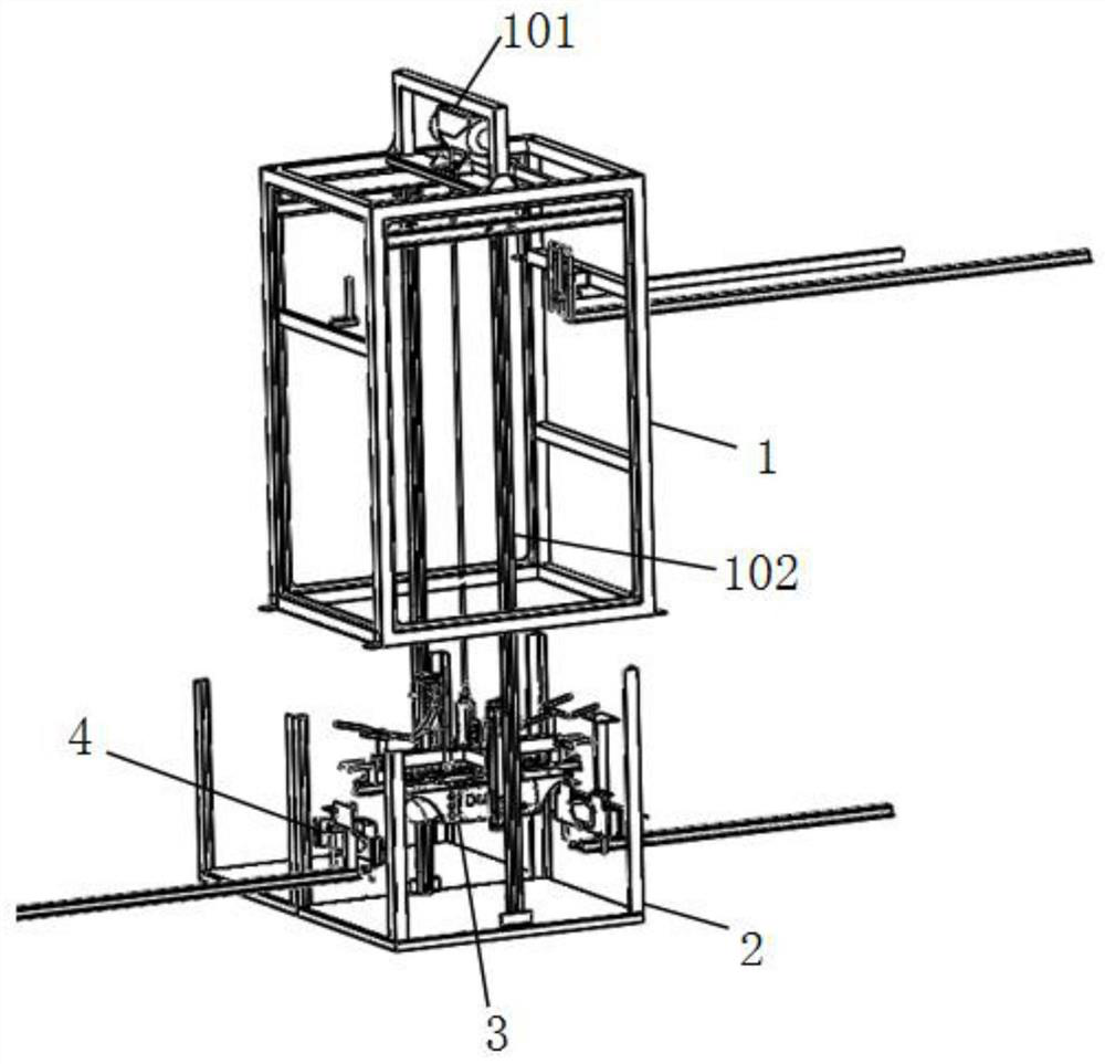 A lifting device based on inspection robot