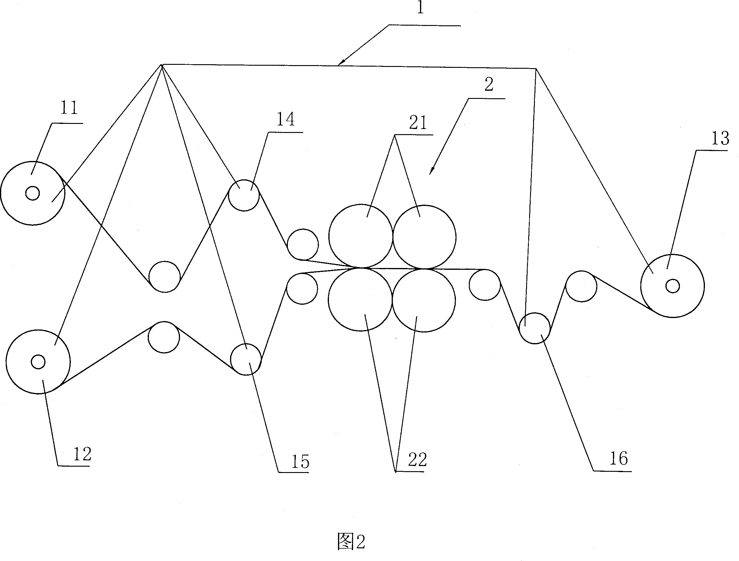 Manufacture process and apparatus for PTFE supported composite filtering film