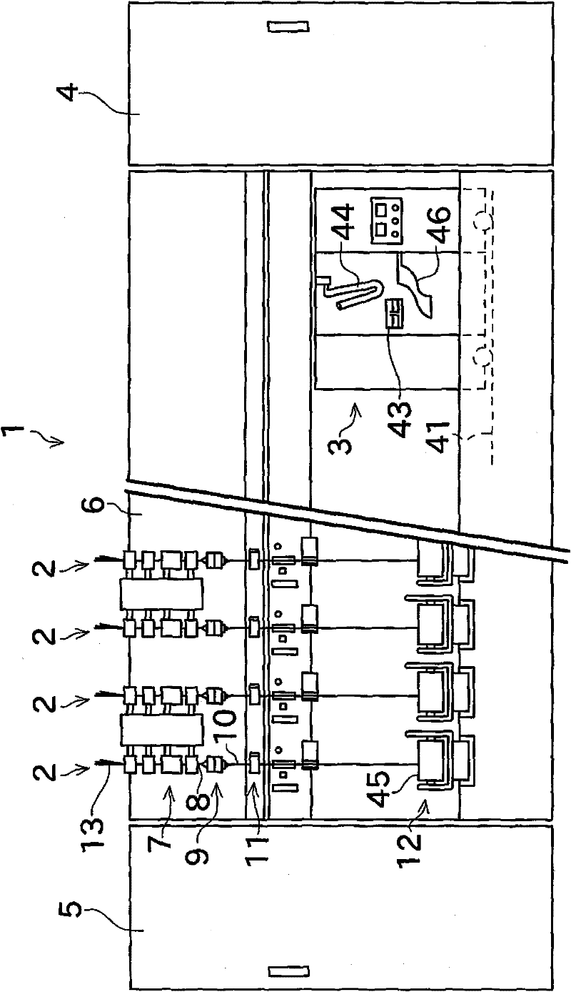Pneumatic spinning device and spinning machine