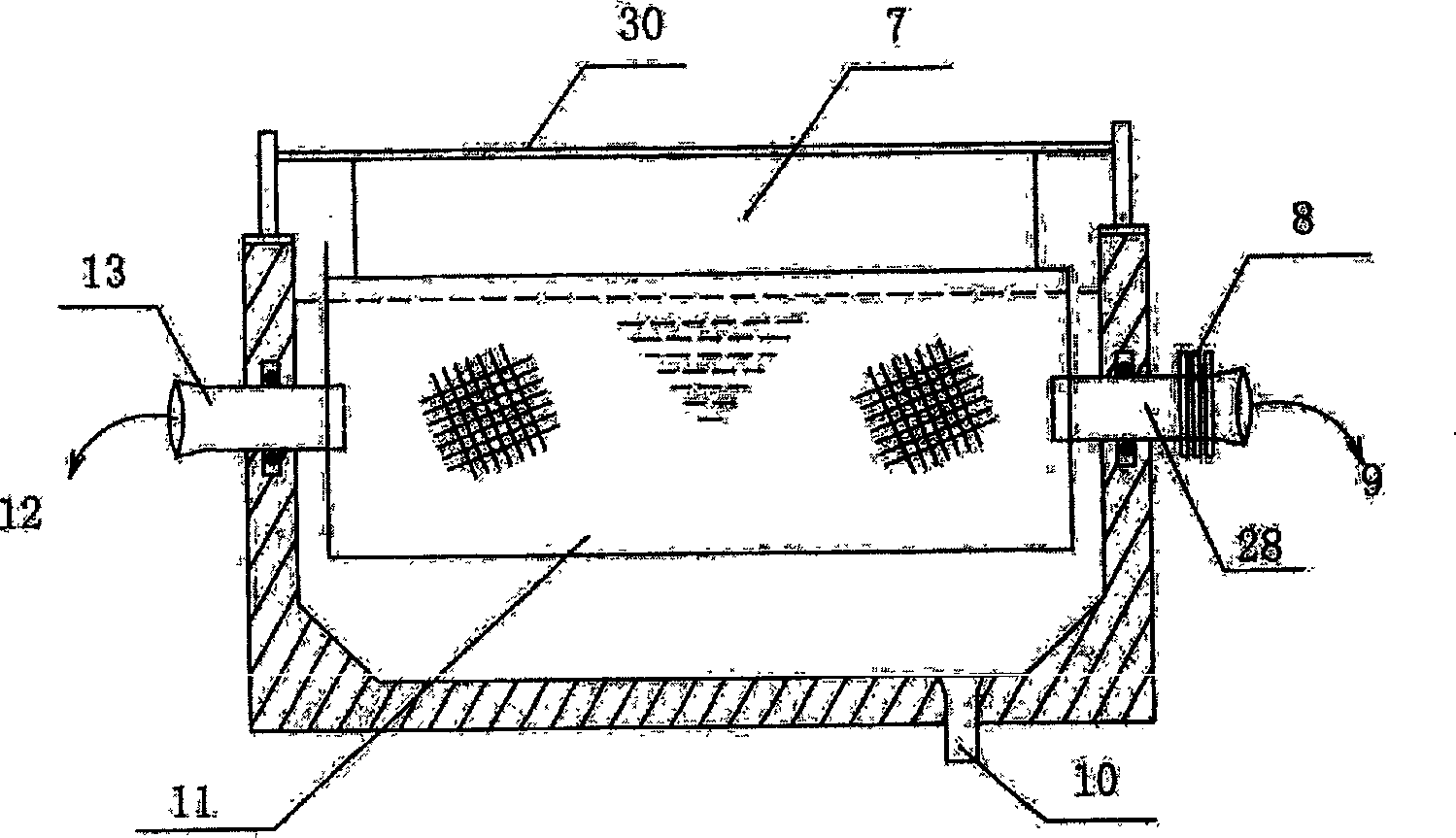City sewage central heat supply (cold supply) device