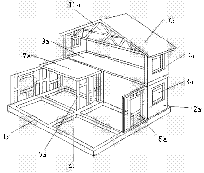 Light-weight steel structure house and construction method thereof