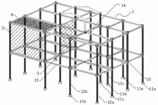 Light-weight steel structure house and construction method thereof