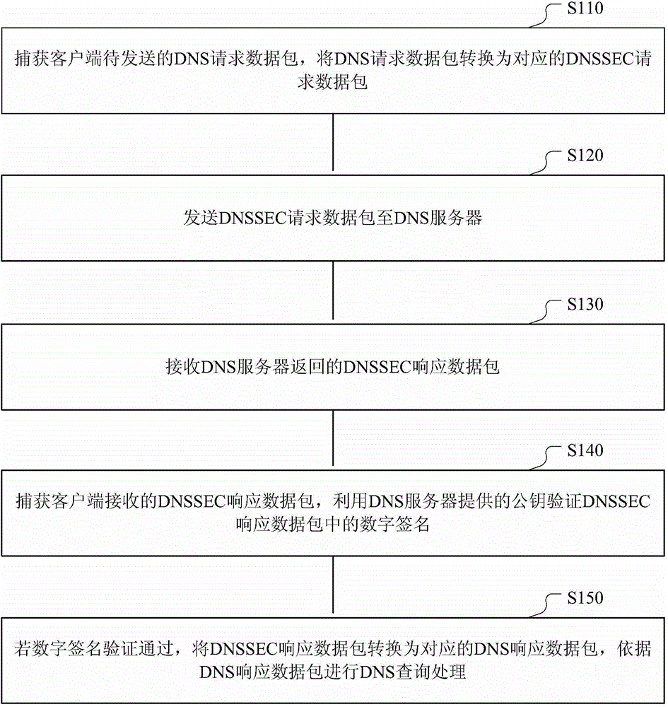 DNS (Domain Name Server) safety querying method and device