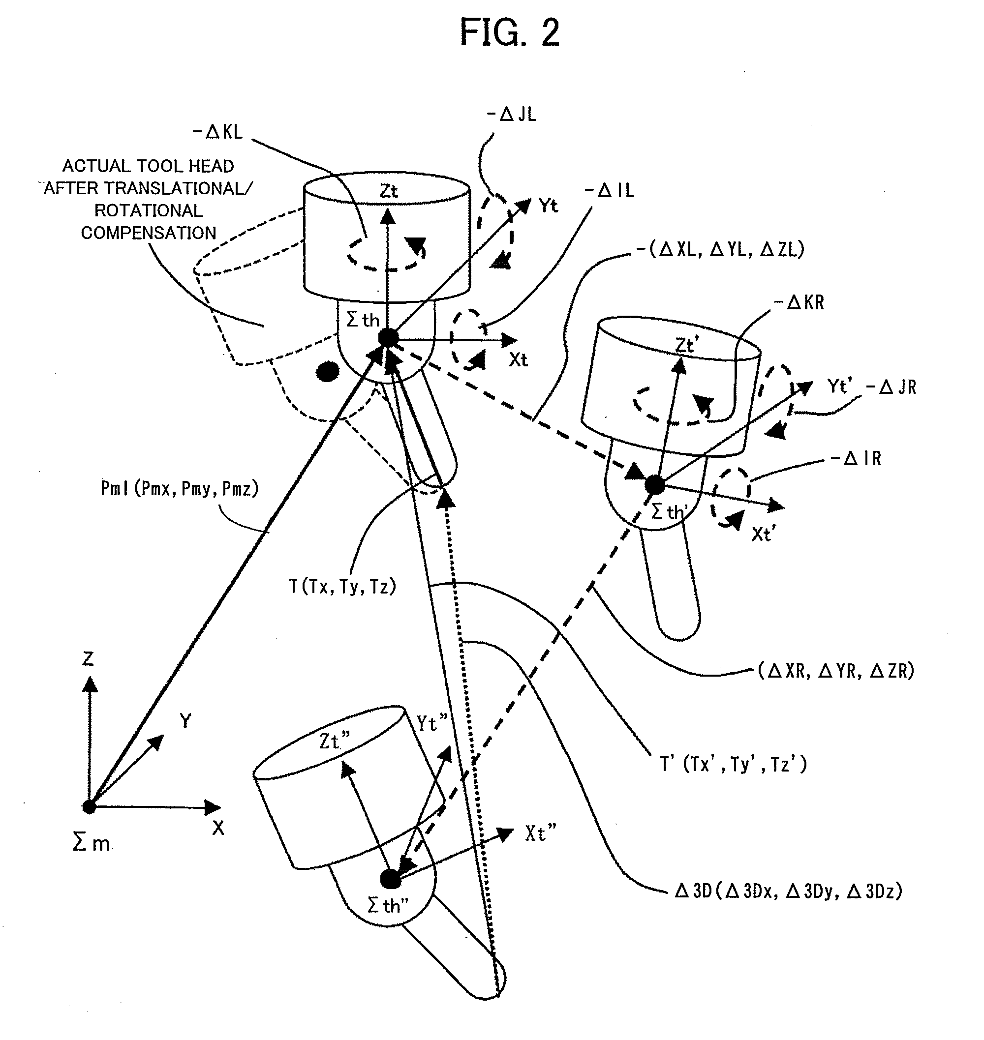 Numerical controller for controlling a five-axis machining apparatus