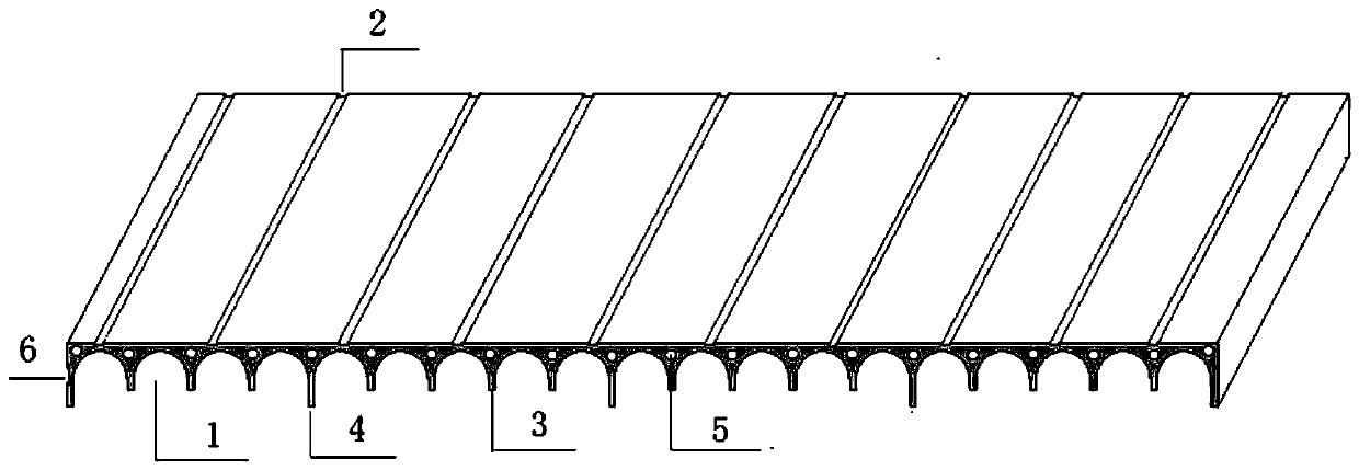 Double-sided grooved mounting plate for solar electric heating collection