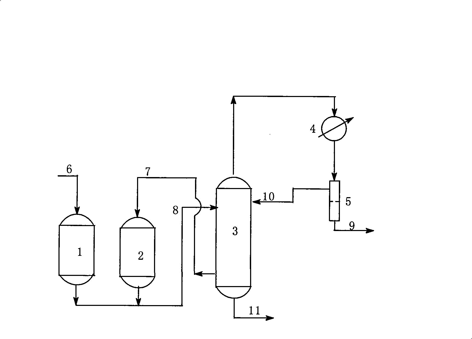 Method for preparing 1-Methoxy-2-propyl acetate by continuous esterification reaction