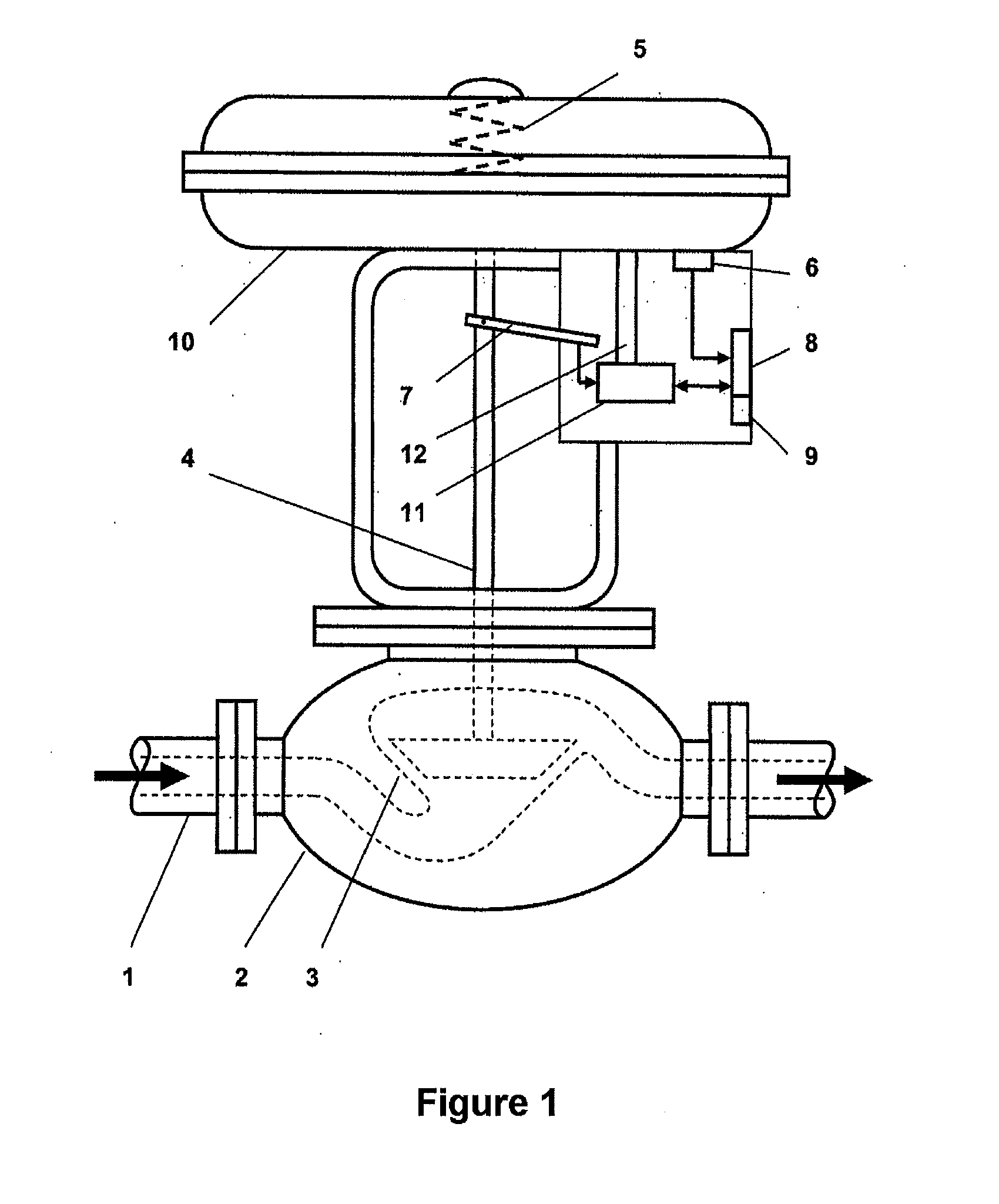 Method for determining the path and pressure wear condition of a valve mechanism and valve arrangement using such a valve
