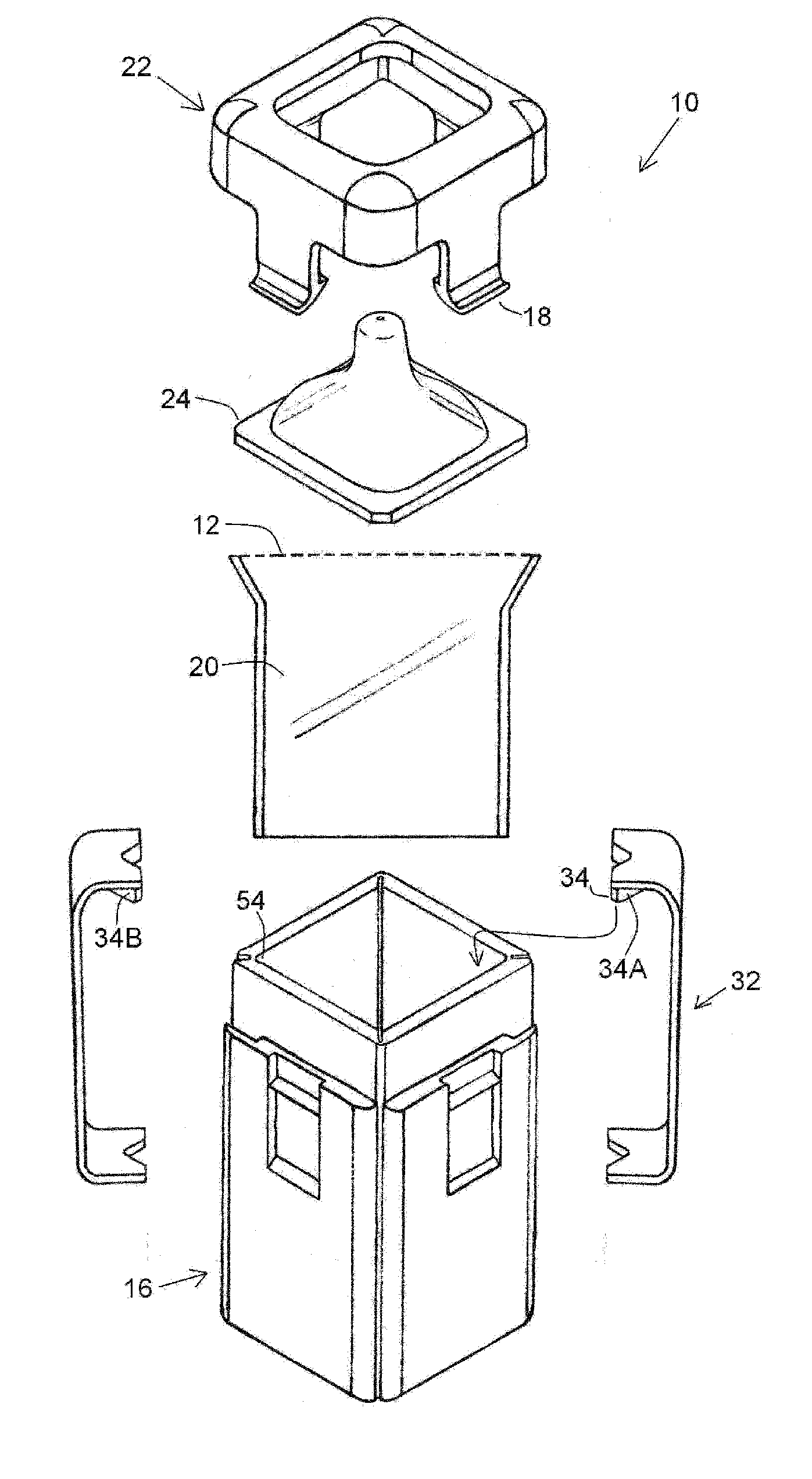 Infant bottle and feeding method therefor