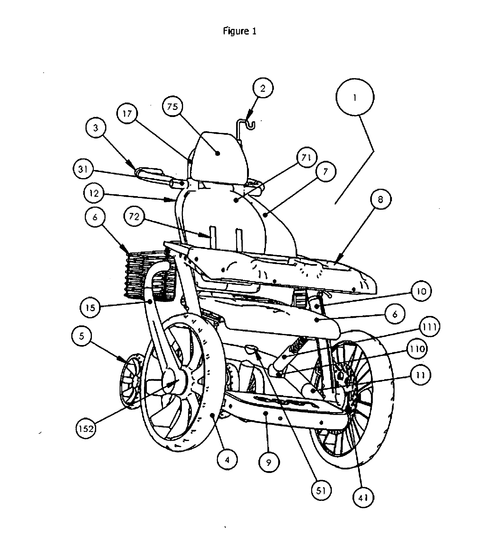 Adjustable adult mobility device