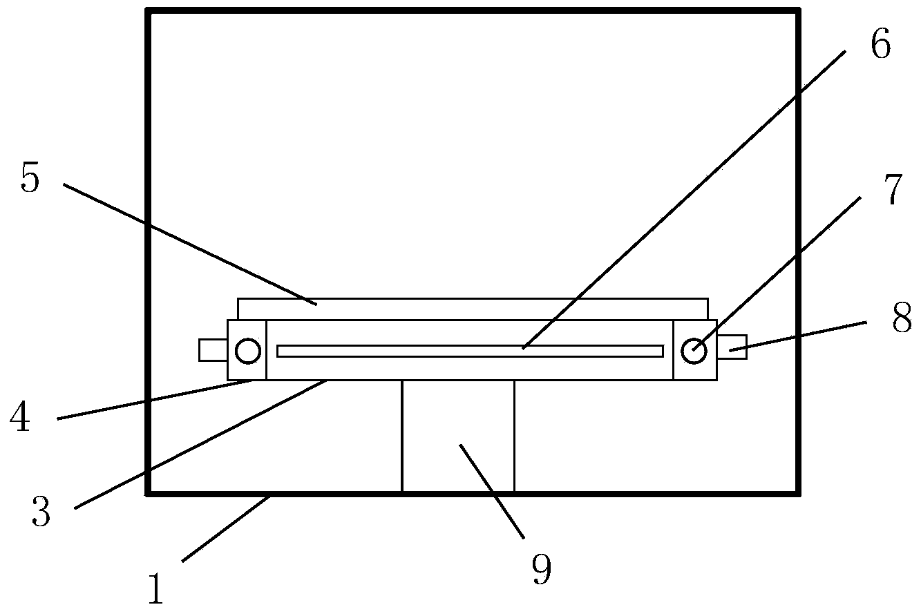 Heating bearing platform of laser annealing machine table