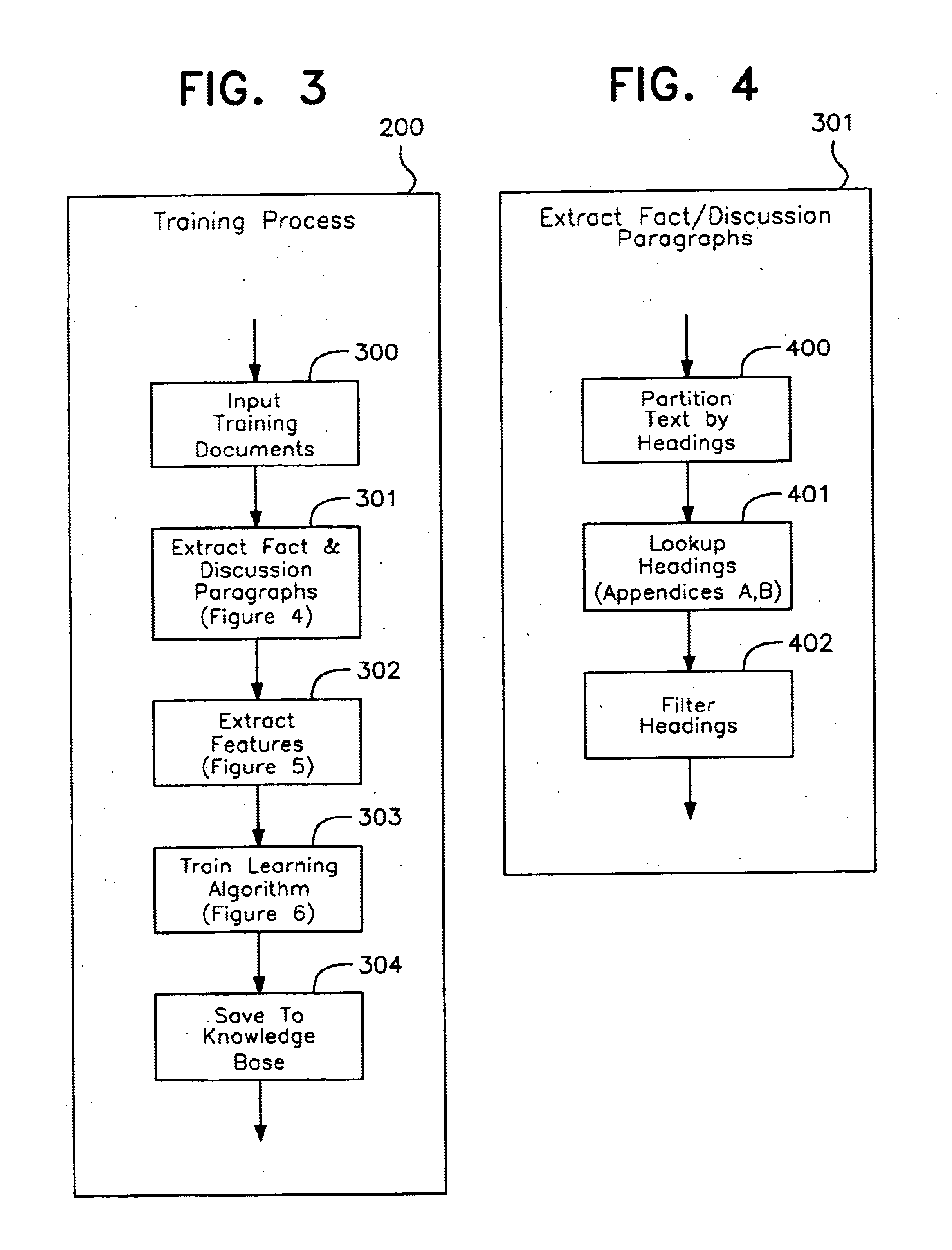 System and method for identifying facts and legal discussion in court case law documents