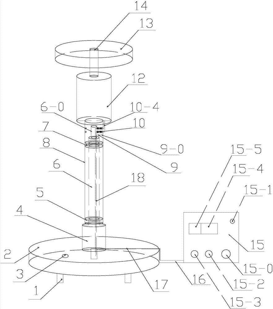 Novel angular momentum conservation demonstration and quantitative determination experiment instrument