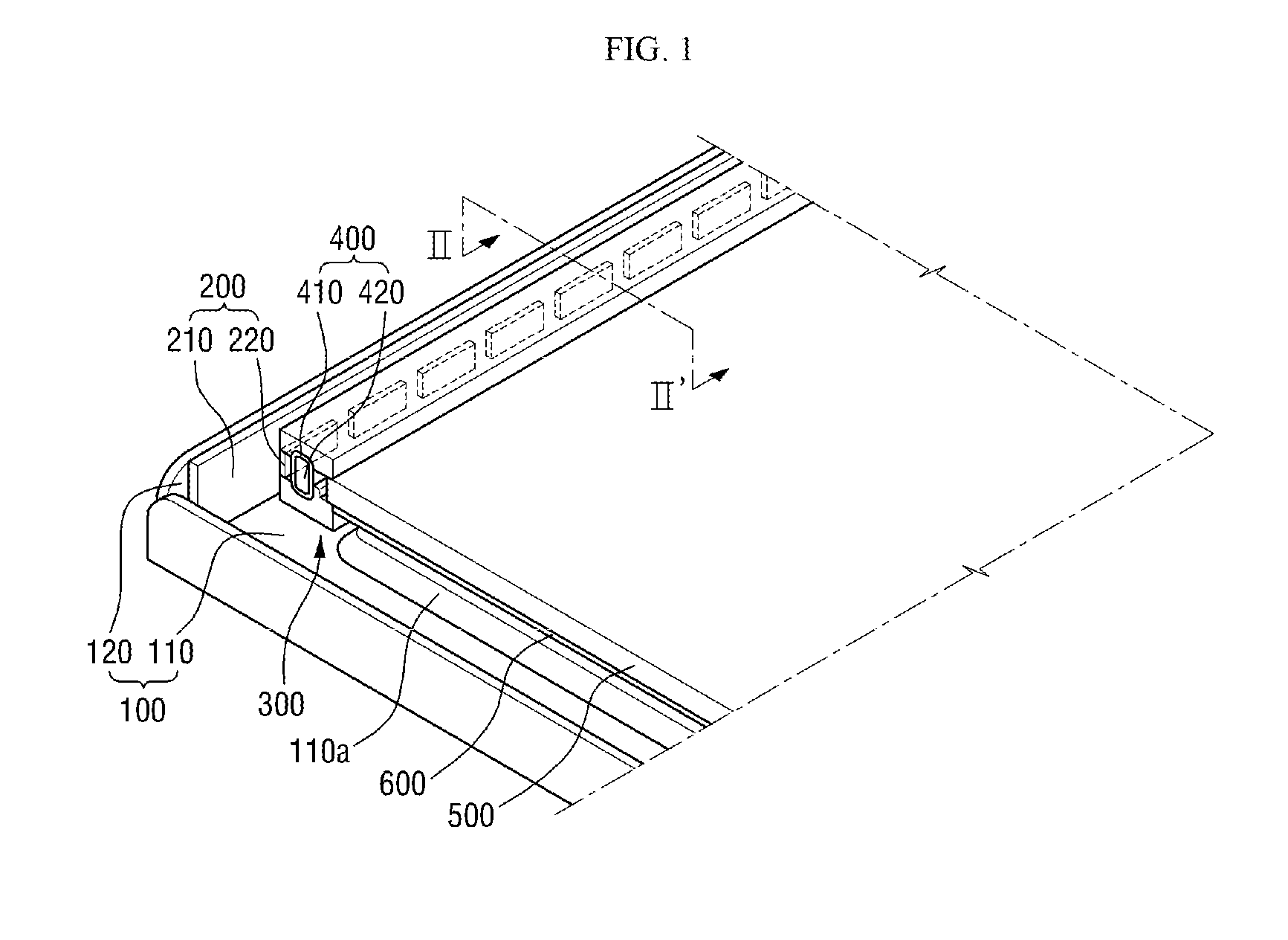 Container of quantum dot bar and backlight unit comprising the same