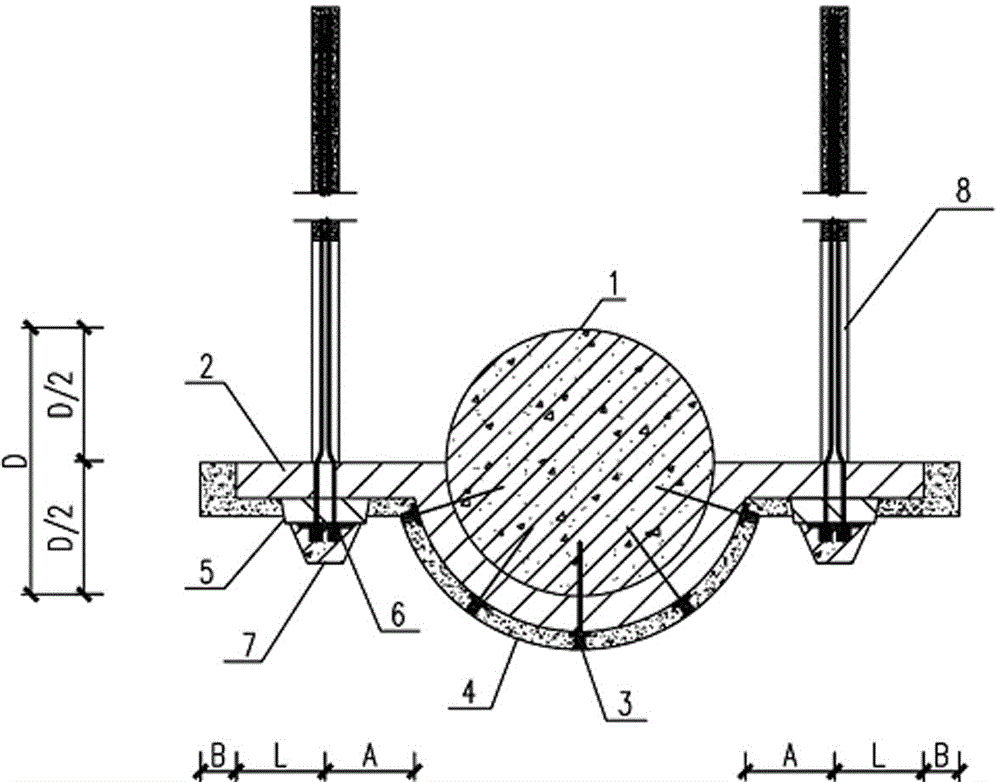 A hoop type circular section anchor anti-sliding pile and its construction method
