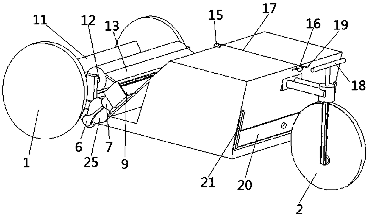 A Mechanized Grassland Yak Manure Pickup Vehicle