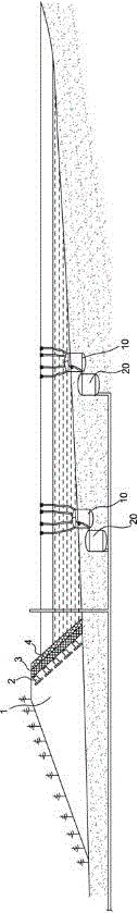 Method for using flood in dry land