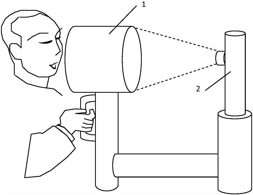 Portable X-ray video camera