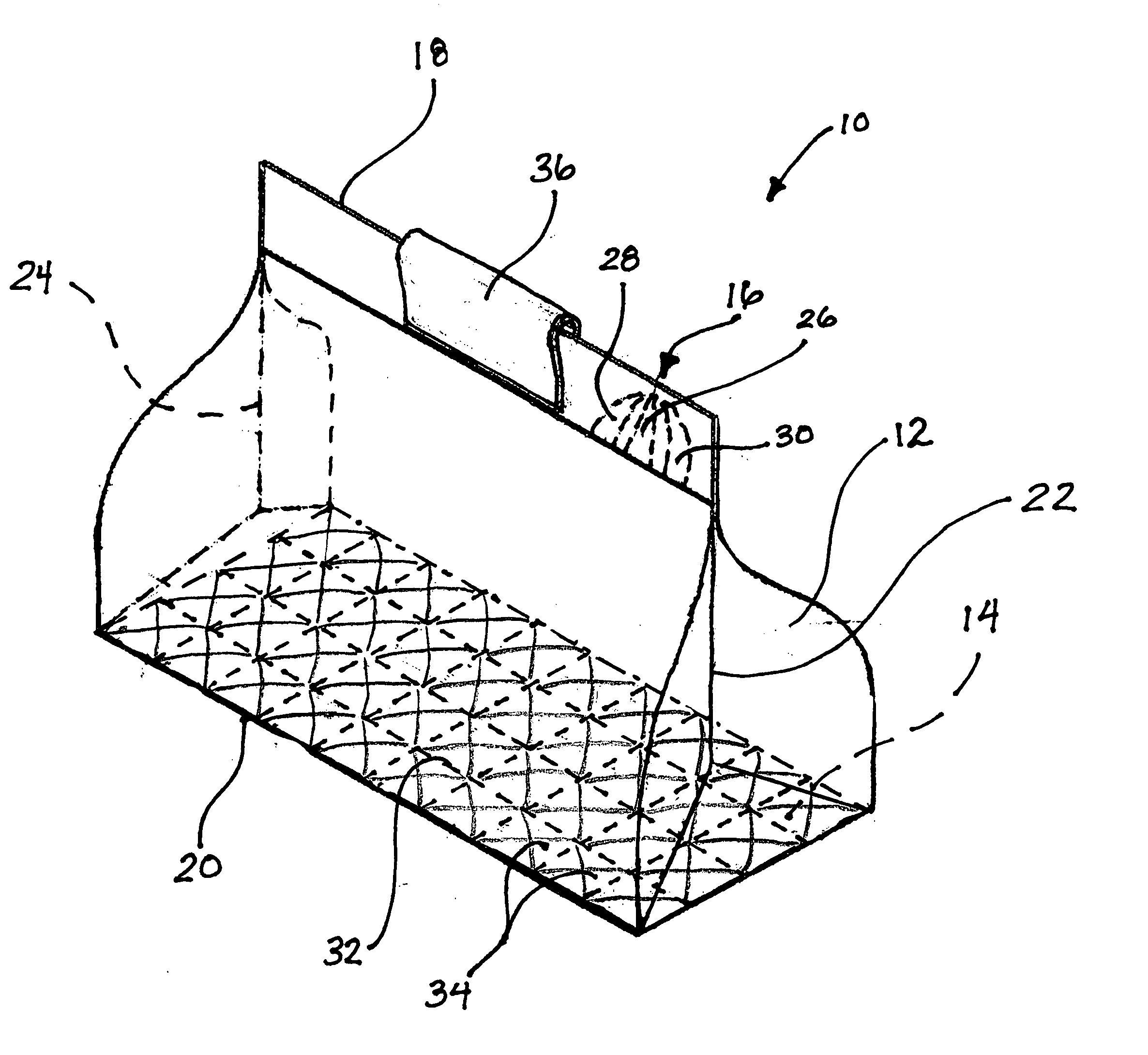 Self-venting microwave cooking container for use with a vertical fill automated machine