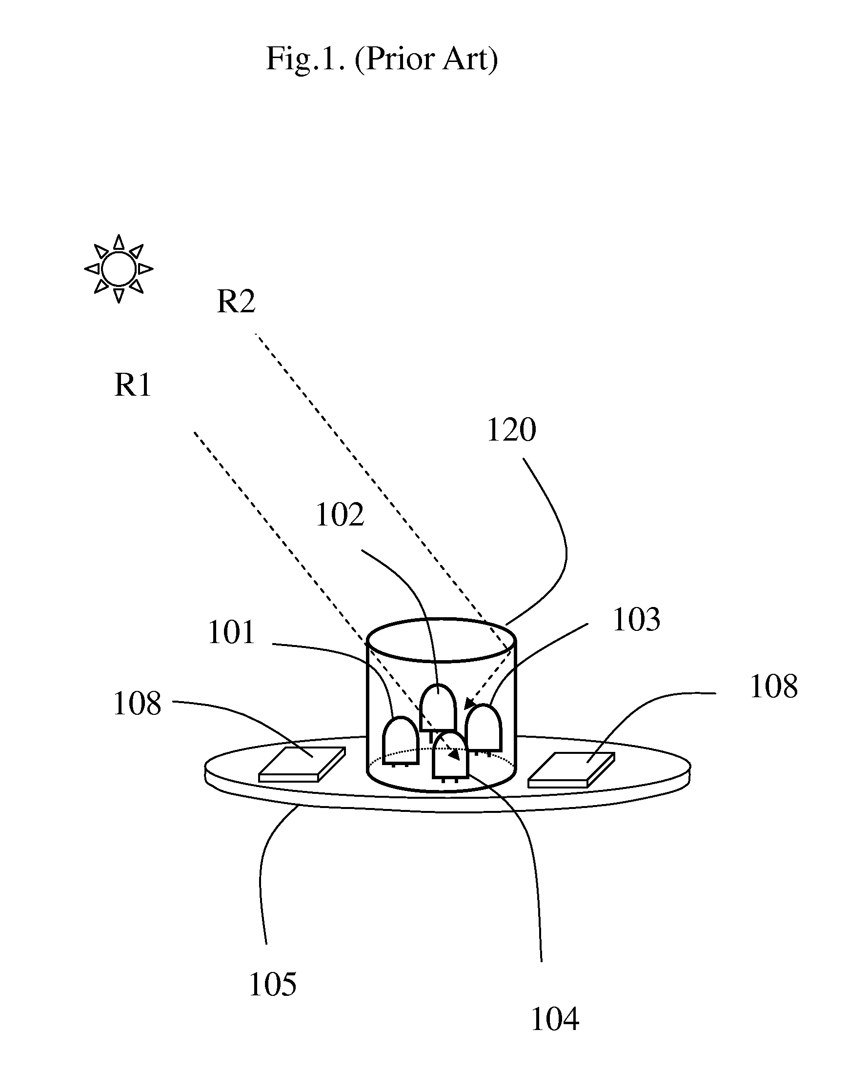 Sun tracking system for a solar panel