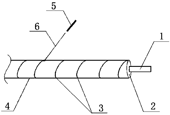 Wire with light guide function