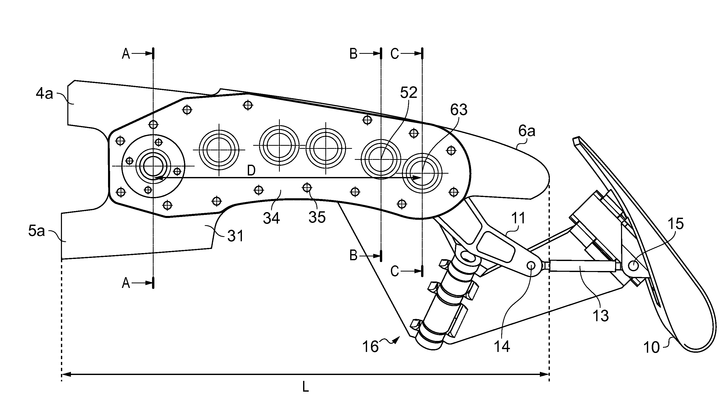 Leading edge rib assembly