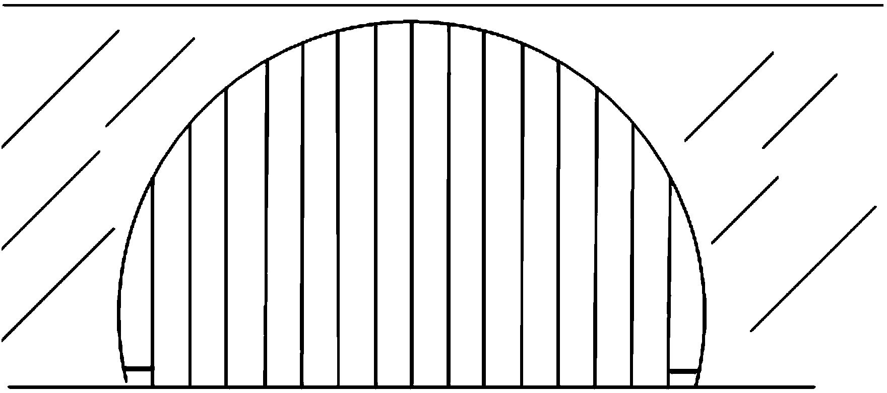 Novel tunnel fireproof roll shutter