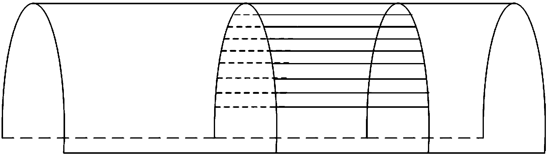 Novel tunnel fireproof roll shutter