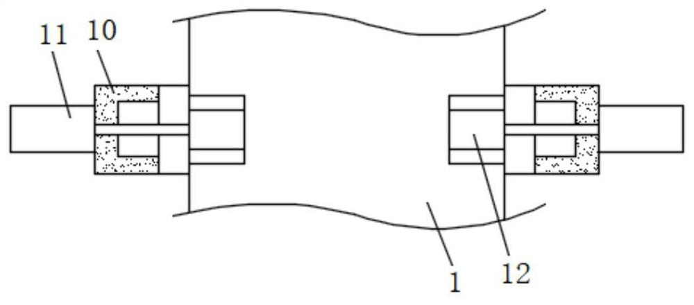 Concrete pile foundation bearing capacity detection device