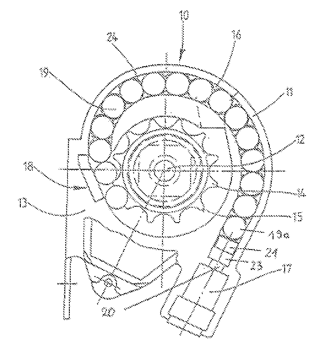 Tensioning Device for a Safety Belt