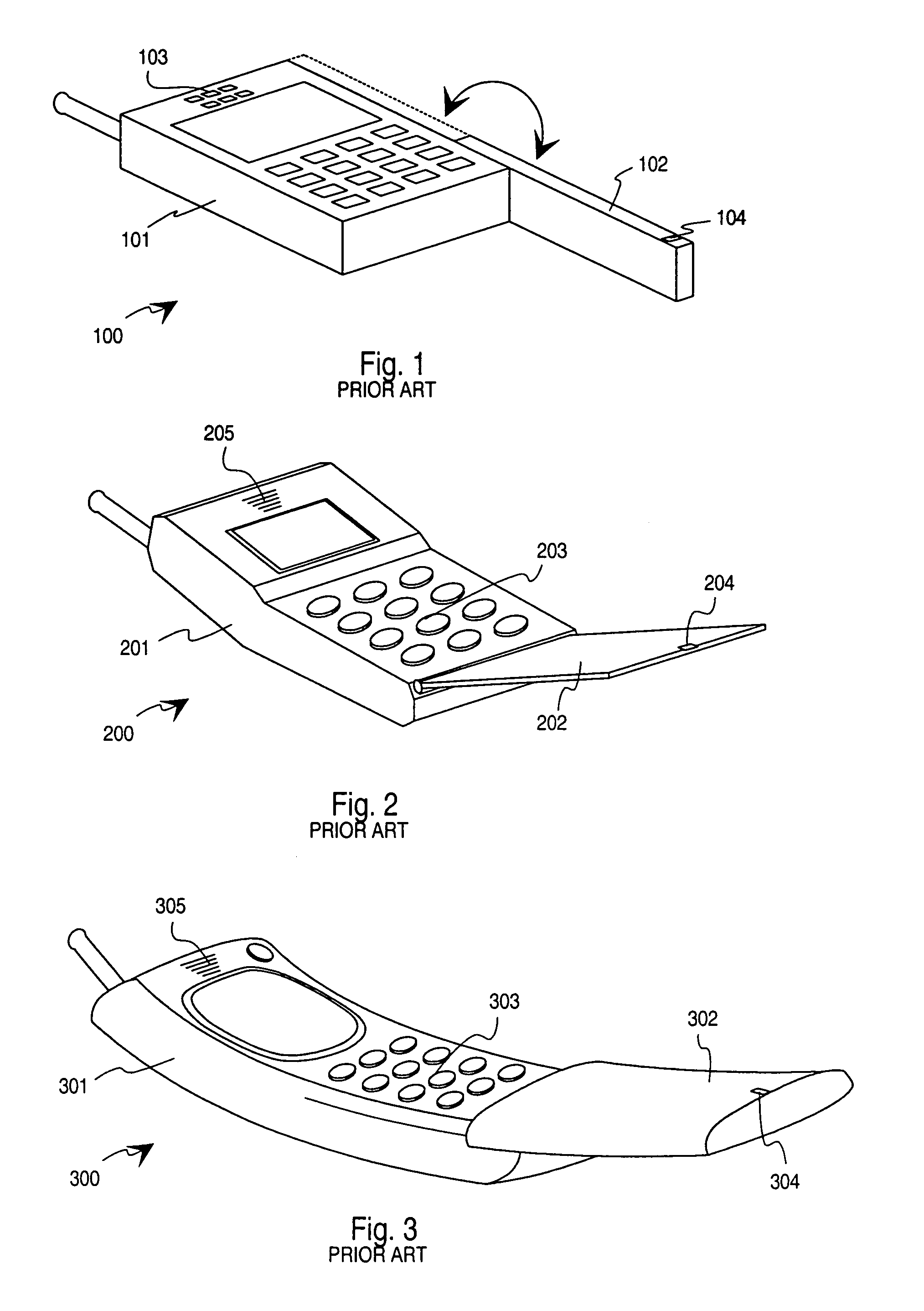 Telescopic structure for a telephone apparatus
