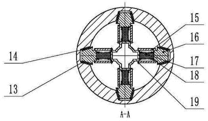 Semi-active intelligent friction cylinder shock absorber of vehicle suspension